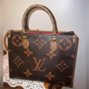 Designer inspired bag tote purse